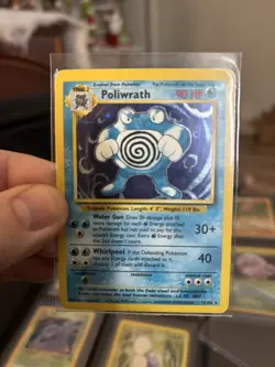 Pokemon TCG Poliwrath 13/102 Base Set Holo WOTC Trading Card - Image 1