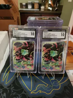 2x CGC Gem Mint 10 - Bulbasaur 133/132 Pokemon Box Topper Mega Evolution cards. - Image 1