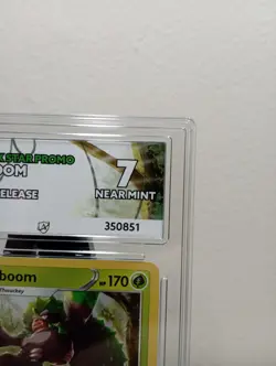 Rillaboom Staff Prerelease Promo Sword And Shield Ace Graded 7 Pokemon card - Image 2