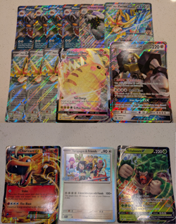 14 Card Lot - Pokemon JUMBO/OVERSIZED Cards - SWSH286 Pikachu Charizard - Image 1