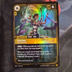 Riftbound Karma Card OGN 235/298 English League of Legends - Image 1
