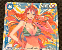 One Piece Card Game Nami P-112 Promo 6000 Power Special Rare Japanese - Image 3
