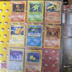 Vintage Pokemon Cards With Binder - Image 2