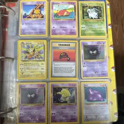 Vintage Pokemon Cards With Binder - Image 4