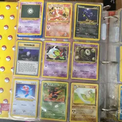 Vintage Pokemon Cards With Binder - Image 5