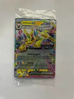 Pokemon TCG Prismatic Evolutions Jolteon ex 030/131 Stamped Promo Card NM Sealed - Image 1