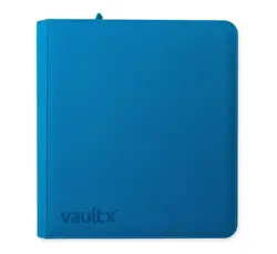 Vault X Neon Blue Exo Tec Zip Binder 12 Pocket Holds 480 Cards In Hand Fast Ship - Image 3