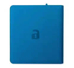 Vault X Neon Blue Exo Tec Zip Binder 12 Pocket Holds 480 Cards In Hand Fast Ship - Image 4