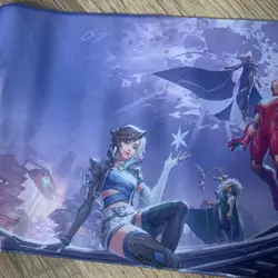 Marvel Rivals Rubber Playmat Play Mat For Tcg Card Games Mouse Pad Luna Snow - Image 2