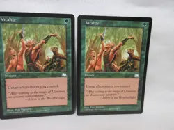 VITALIZE X3 MAGIC THE GATHERING WEATHERLIGHT MTG 1997 Trading Card #609 - Image 4