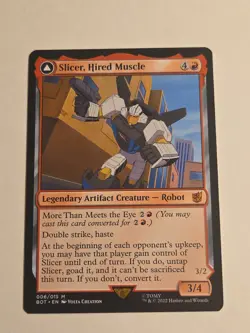 Slicer, Hired Muscle X1 BOT MTG Universes Beyond: Transformers - Image 1