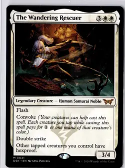 The Wandering Rescuer Duskmourn: House of Horror Regular NM R 0041 - Image 1
