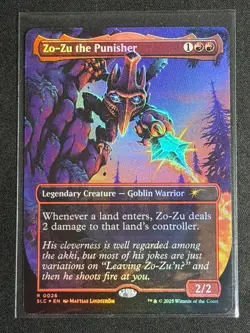 MTG Secret Lair Encyclopedia of Magic the Gathering FOIL Zo-Zu the Punisher SP - Image 1