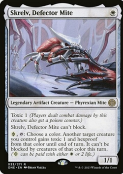Magic The Gathering MTG SKRELV, DEFECTOR MITE Phyrexia: All Will Be One NM - Image 1