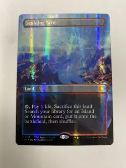 Scalding Tarn (Borderless) (Dragonscale Foil) Special Guests Foil - Image 1