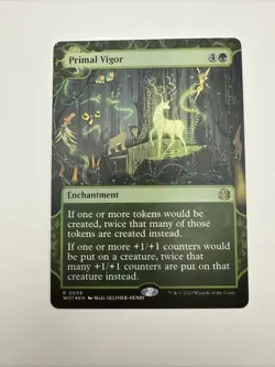 1 x Primal Vigor - Foil - Wilds of Eldraine: Enchanting Tales - NM-Mint - MTG - Image 1