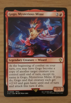 Gogo, Mysterious Mime MTG NM Regular Commander Final Fantasy Magic - Image 1