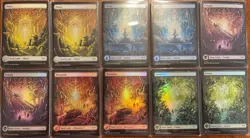 Full Art Foil Land (100) Set - Duskmourn: House of Horrors MTG - Image 1