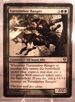 MtG Turntimber Ranger Zendikar Regular NM - Image 1