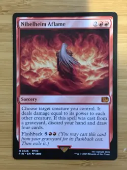 Nibelheim Aflame 146 M Final Fantasy FIN MTG Non-Foil NM - Image 1