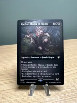 1x - Rankle, Master of Pranks - ETCHED FOIL #519 - Commander Masters - NM MTG - Image 1