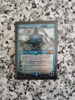 Magic MTG 2021 1x Mythic Teferi, Master of Time #290 SHOWCASE NM - Image 1