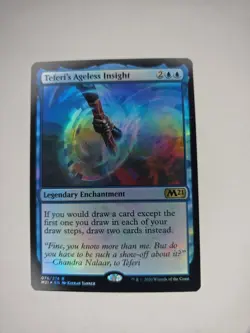 Teferi's Ageless Insight - Core Set 2021 - Foil Near Mint - Free Shipping - MTG - Image 1