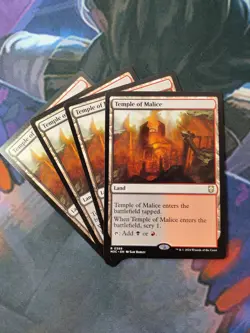 Temple of Malice x 4 | 7% Off 2+ | MH3 | NM | MTG - Image 1
