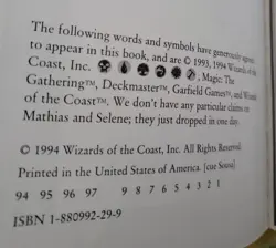 Magic The Gathering Pocket Players Guide Book 1994 WOTC Paperback MTG, 1st Ed - Image 4