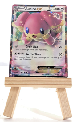 POKEMON Audino EX 84/124 Holo Ultra Rare XY Fates Collide 2016 - Image 1