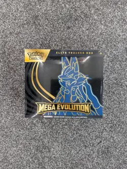 🎄🎁 Pokemon Mega Evolution Lucario ETB | Brand New Factory Sealed ✅ Free Del 🚚 - Image 1