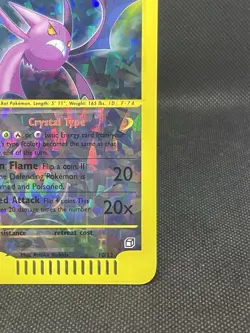 2003 Pokemon Skyridge Crobat Box Topper Lightly Played - Image 5