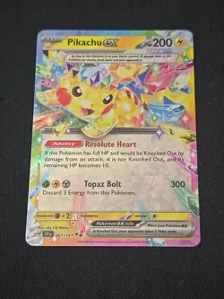 Pikachu ex 057/191 Sv08: Surging Sparks Double Rare Holo Pokemon TCG Near Mint - Image 1