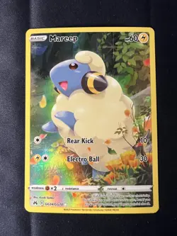 Mareep GG34/GG70 Ultra Rare Pokemon TCG 2023 Crown Zenith Galarian Gallery NM - Image 1