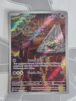 Drowzee 210/198 IR Illustration Rare Holo Pokemon 2023 Scarlet & Violet NM - Image 1