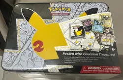 Pokemon Celebration 25th Anniversary Collectors Chest/ Lunch Box Tin x3! Sealed - Image 2
