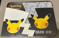 Pokemon Celebration 25th Anniversary Collectors Chest/ Lunch Box Tin x3! Sealed - Image 3