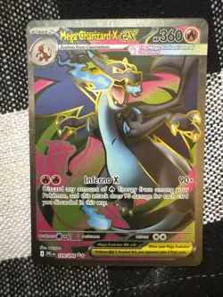 Mega Charizard X EX Phantasmal Flames English 109/094 Near Mint In Hand Pokemon - Image 3