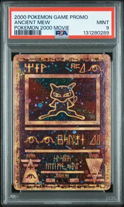 Pokemon Ancient Mew Movie 2000 Promo PSA 9 Mint - Image 1