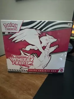 Pokemon Scarlet and Violet TCG White Flare Elite Trainer Box ETB - Image 1
