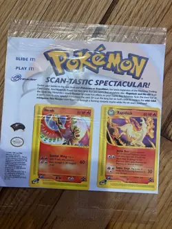SEALED Pokemon TCG Scan-Tastic Spectacular e-Reader Series Ho-Oh Rapidash PROMO - Image 1