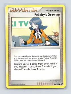 Pokemon TCG Felicity's Drawing 98/106 Great Encounters LP - Image 1
