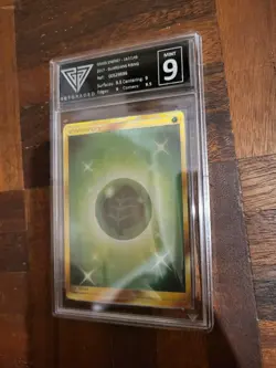 GG 9 🔥🔥 Grass Energy Secret Rare SM - Guardians Rising 167/145 Pokemon TCG - Image 2