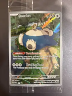 Snorlax - Black Star Alt Art - SVP-051 - Pokemon 151 - Sealed Promo - English - Image 1