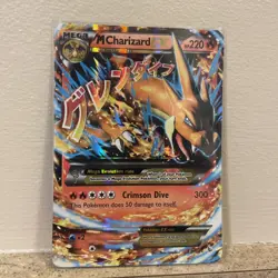 M Charizard EX (Y) 13/106 Flashfire Holo - Pokemon TCG - 2014 - HP Crease - Image 1