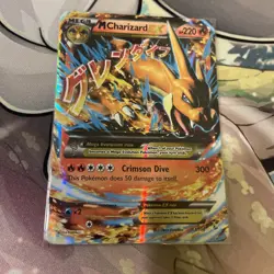 M Charizard EX (Y) 13/106 Flashfire Holo - Pokemon TCG - 2014 - HP Crease - Image 3