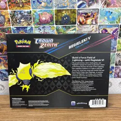 Pokemon TCG Crown Zenith Regieleki V Collection Box - NIB Factory Sealed - Image 2