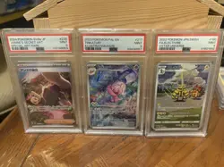 3 PSA 9 Pokemon Slabs - Image 1