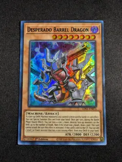 Yugioh - Desperado Barrel Dragon LDS1-EN076 1st Edition Ultra Rare (Green) NM - Image 1