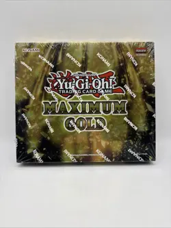 2020 YU-GI-OH MAXIMUM GOLD 1st EDITION BOOSTER BOX SEALED (4 PACKS) 83717851066 - Image 1